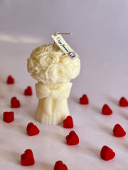 Blooming Bow Bouquet Candle