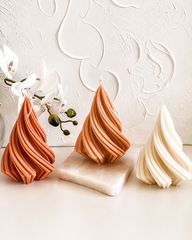 Ice swirl Candle