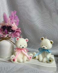 Adorable Teddy Bear Candle