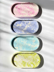 Marble Ovel tray