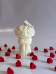 Blooming Bow Bouquet Candle