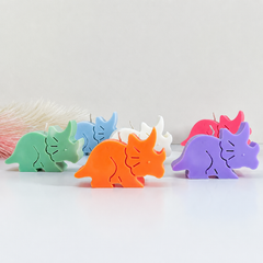 Triceratops Candle