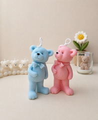 Bow Bears Candle